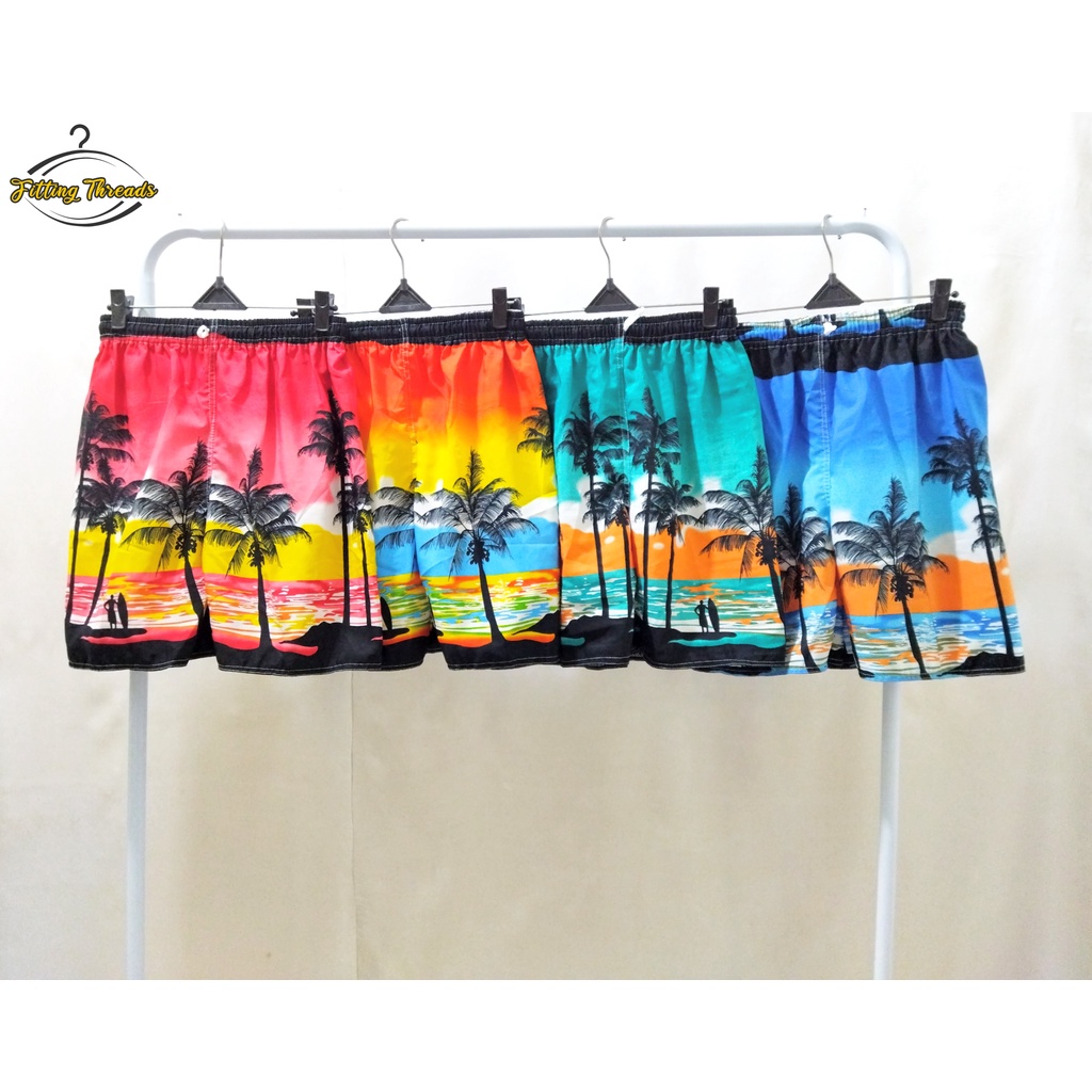 Celana Pantai Hawai Anak Remaja Dewasa / Celana Kolor Motif / Celana Pendek Boxer Harian / Celana Bali