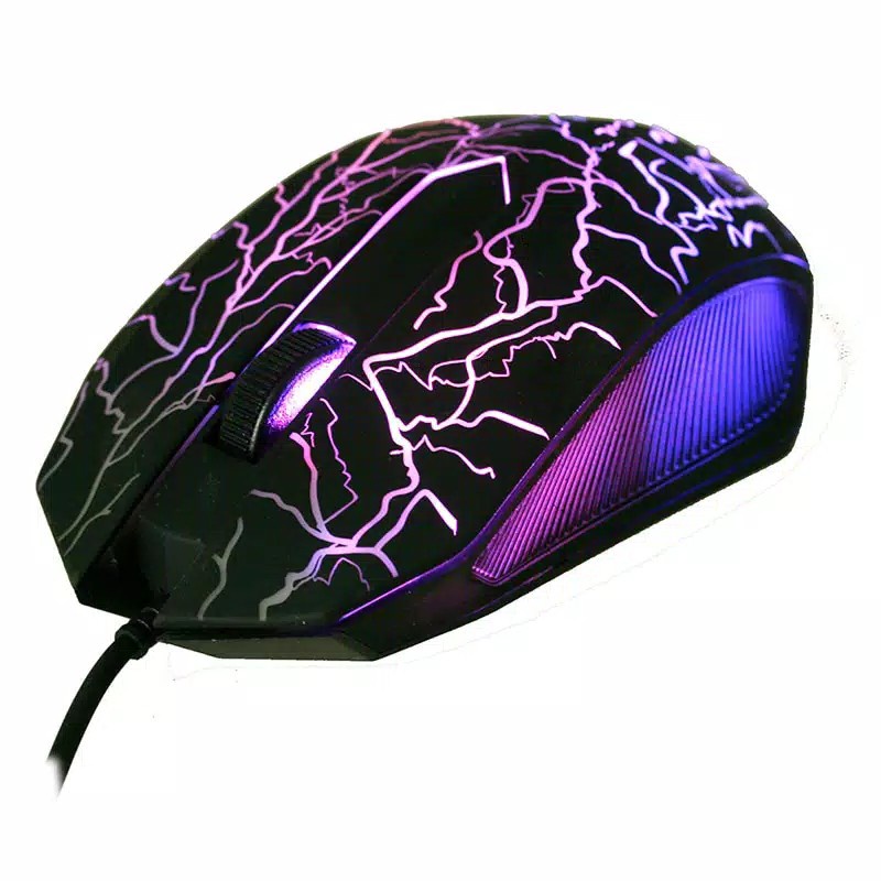 Trend-Paket Mouse Gaming USB with Rainbow LED Plus Mousepad Plus Speaker murahh