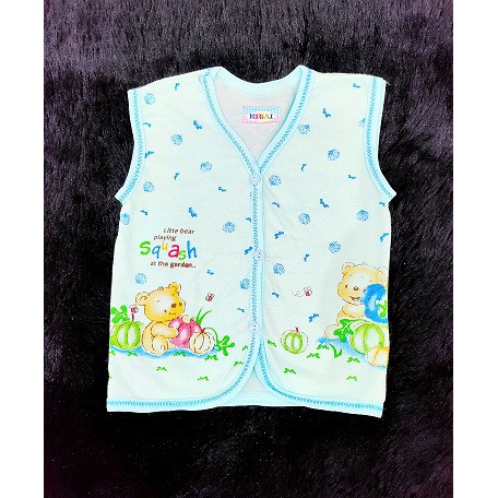 BAJU SINGLET ANAK BAJU KUTUNG/YKS BAYI/NEWBORN TANPA LENGAN UNISEX (AW)