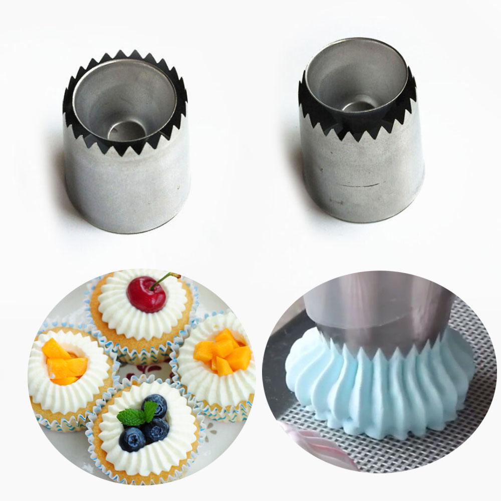 Pineapple Icing Piping Nozzle Alat Kue Stainless Steel Perlengkapan Dapur Dekorasi Kue