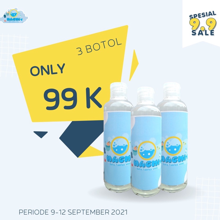 Sabun cuci gendongan Hagmi 240 ml deterjen cair liquid konsentrat