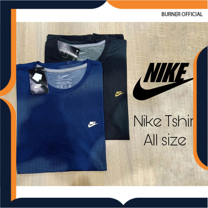 KAOS PRIA NIKE SHADOW / Baju running gym olahraga training pria