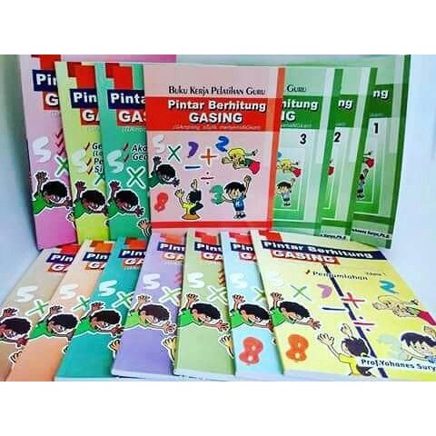 SET Buku Pintar Berhitung Gasing  Untuk Siswa &amp- Panduan Pelatihan Guru