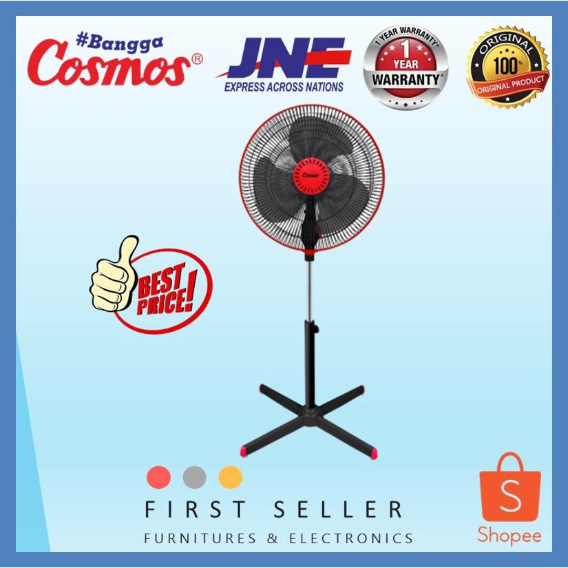 KIPAS ANGIN BERDIRI / STAND FAN COSMOS 16 INCH - 16 XDC / 16 SDB ORIGINAL ( ORI )100% ( TERMURAH ! )