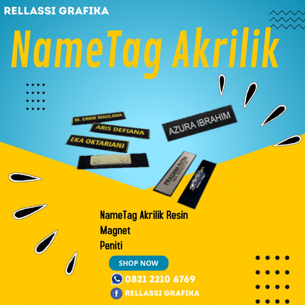 

NameTag Akrilik Resin