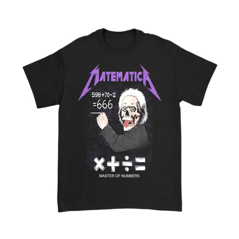 KAOS BAJU MATEMATICA | PLESETAN | METALLICA | T-SHIRT PRIA WANITA OVERSIZE