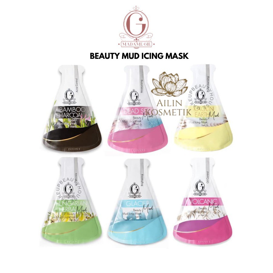 MADAME GIE Mini Ready Peel Off Mask | Essence Blanket Mask | Mud Icing Mask 7g - Masker Lumpur