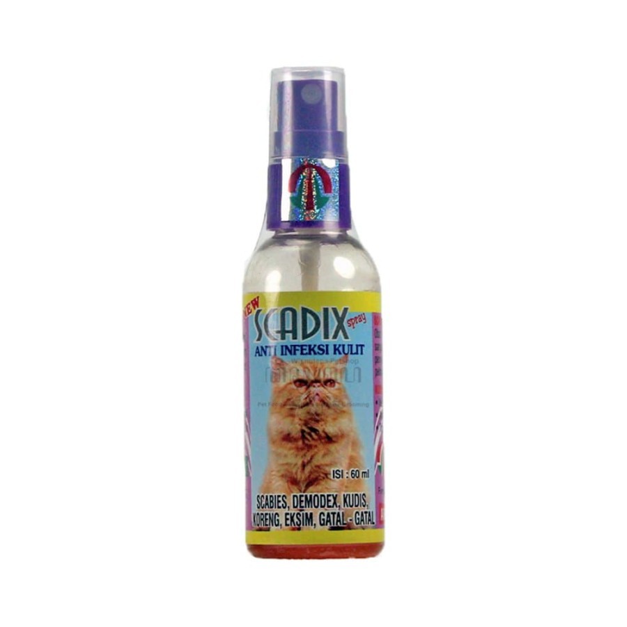 SCADIX CAT spray (Anti Scabies,kudix,luka &amp; Kucing)