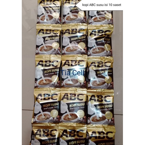 

kopi ABC susu renceng isi 10 saset