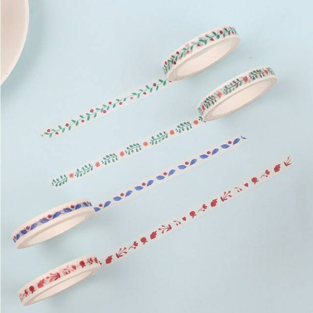 

Masking Tape Flower Pattern 7mm