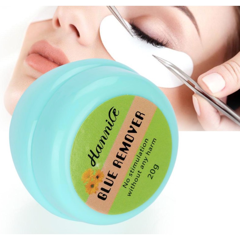 Hannice remover cream 5g - pelepas bulu mata remove eyelash extention krim eyelash remover