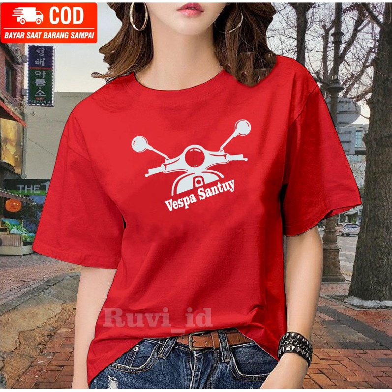 Ruvi_id-BELI 3 KAOS GRATIS HEADSET / KAOS VESPA SANTUY KEKINIAN / KAOS WANITA / KAOS PRIA / KAOS KATUN COMBED / KAOS DISTRO / KAOS KOREA / KAOS OBLONG / KAOS WANITA IMPORT / KAOS REMAJA / KAOS WANITA DEWASA / KAOS OVERSIZE / KAOS TERLARIS / KAOS MURAH