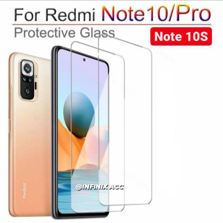 TEMPERED GLASS XIAOMI REDMI NOTE 10 PRO / NOTE 10S / NOTE 10 TEMPERED GLASS CLEAR PREMIUM