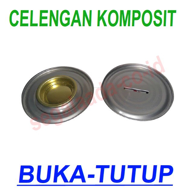 Celengan Kaleng KOMPOSIT / Papertube Polos TEBAL