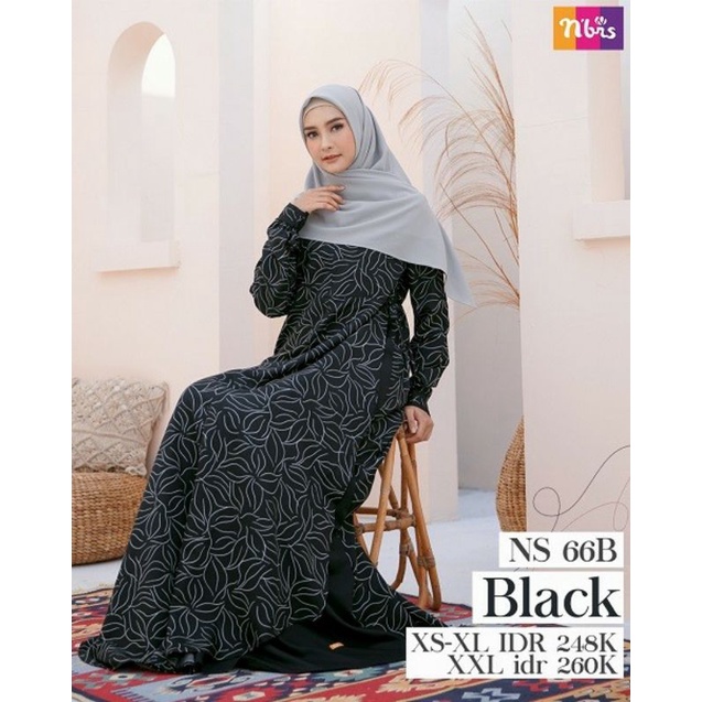 PROMO DISKON GAMIS/DRESS NIBRAS  NS 066B TERBARU