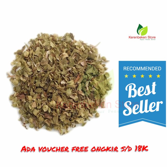 

Dried oregano - daun oregano kering repack sachet ±10gr