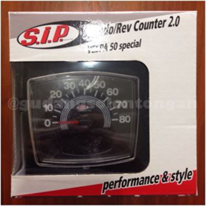 S.I.P Digital Speedometer Vespa Smallframe / Et3 / Spesial