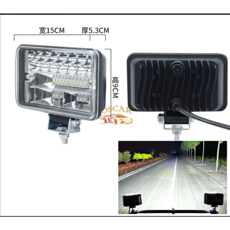 Lampu Tembak Cwl Cree 30 Mata LED 12V&amp;24V Lampu Sorot Foglamp