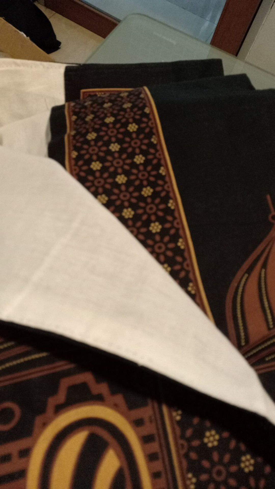 Sajadah Batik Solo Katun Lapis Blaco Murah Soga Grosir