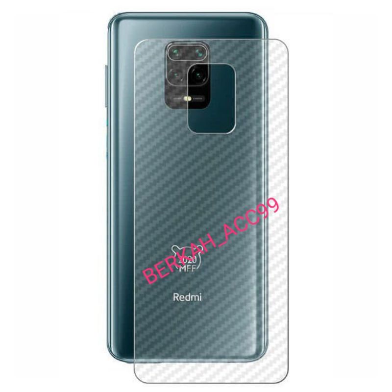 SKIN CARBON HP REDMI NOTE 10, NOTE 9, NOTE 8, NOTE 5 ANTI JAMUR HP