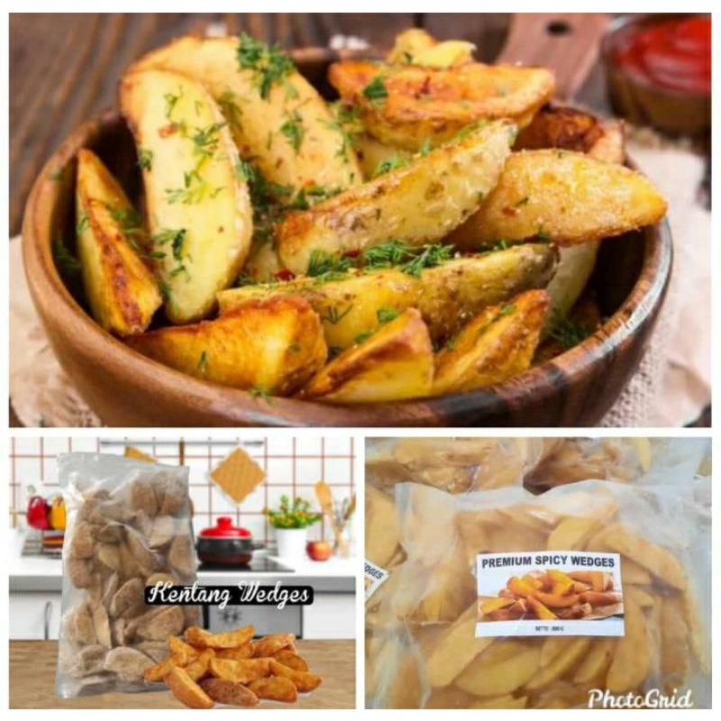 

Kentang spicy wedges 800 gram