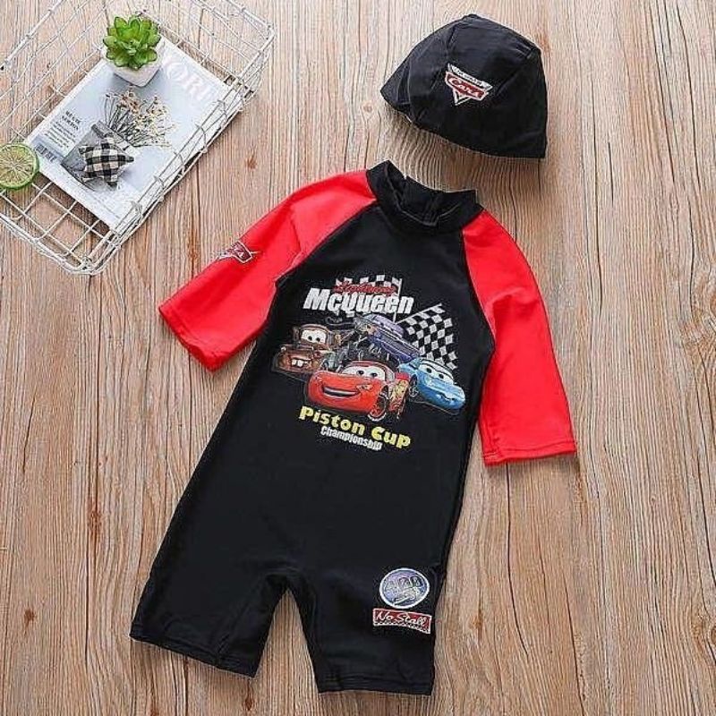 swimwear cars baju renang cars mcqueen