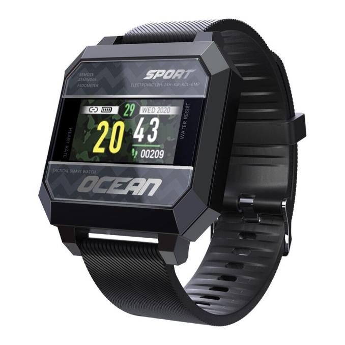 Lokmat Ocean 2 Sport Fitness Tracker Anti Fatigue Tactical Smart Watch Setijanika