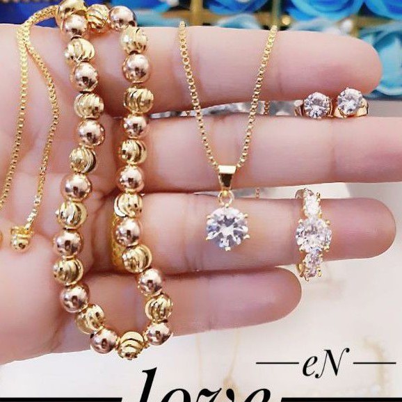 Xuping set perhiasan lapis emas 24k 2125l