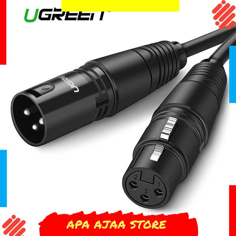 Terbaru ! UGREEN Kabel XLR Karaoke Microphone - AV130