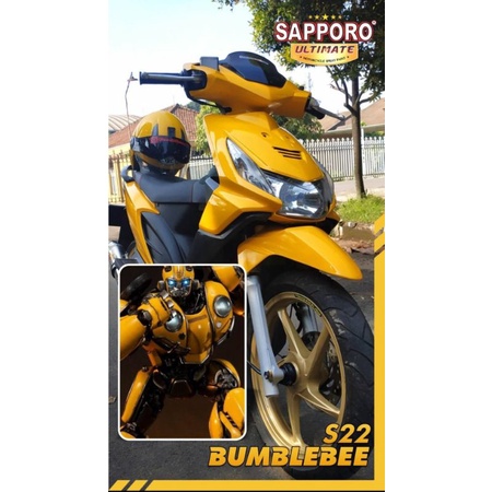 SAPPORO ULTIMATE S22 BUMBLE BEE ( yellow kuning ) 400ml cat semprot spray paint