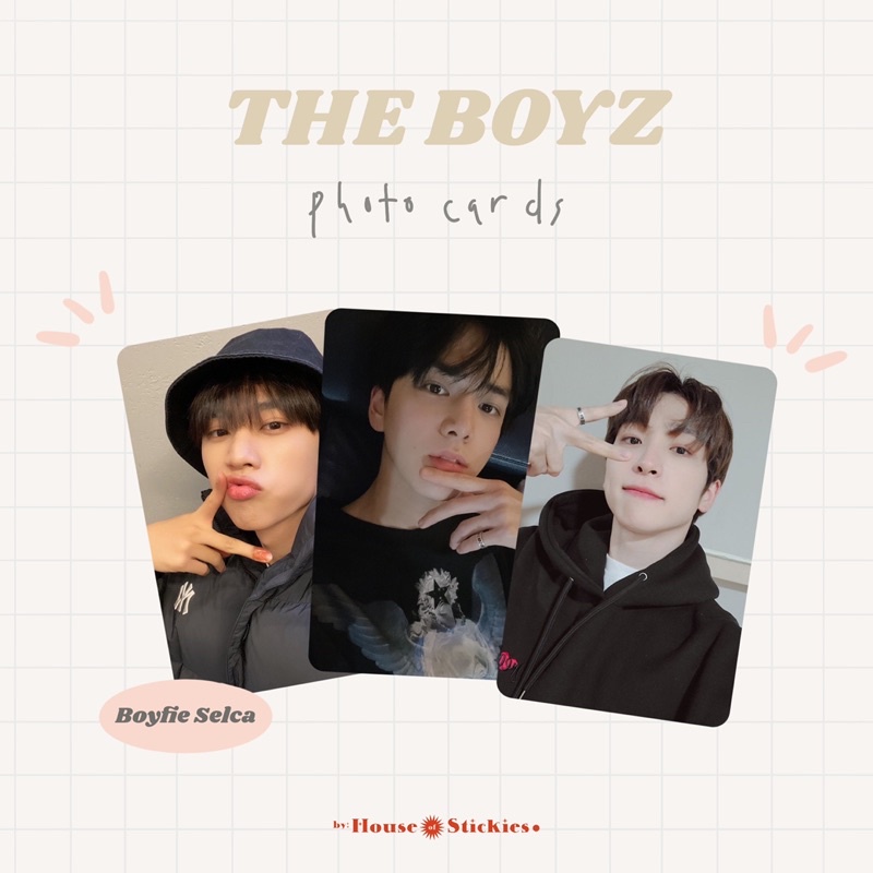 THE BOYZ Photocard Unofficial (Boyfie selca ed.)