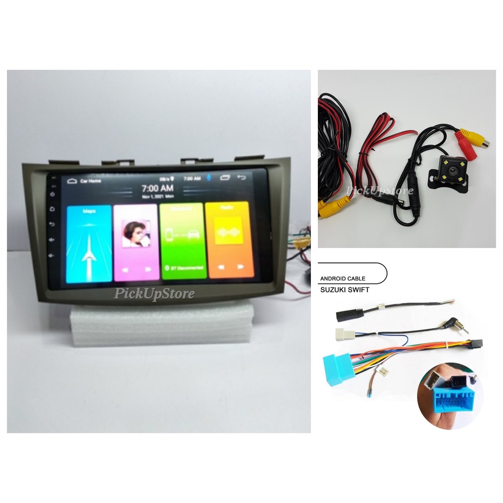 Head Unit Android 9 Inch Paket Frame Ertiga Lama-1