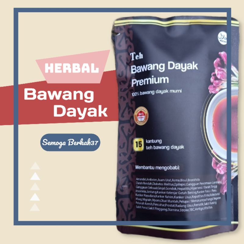 

Teh Bawang Dayak Premium 100% Bawang Dayak Murni