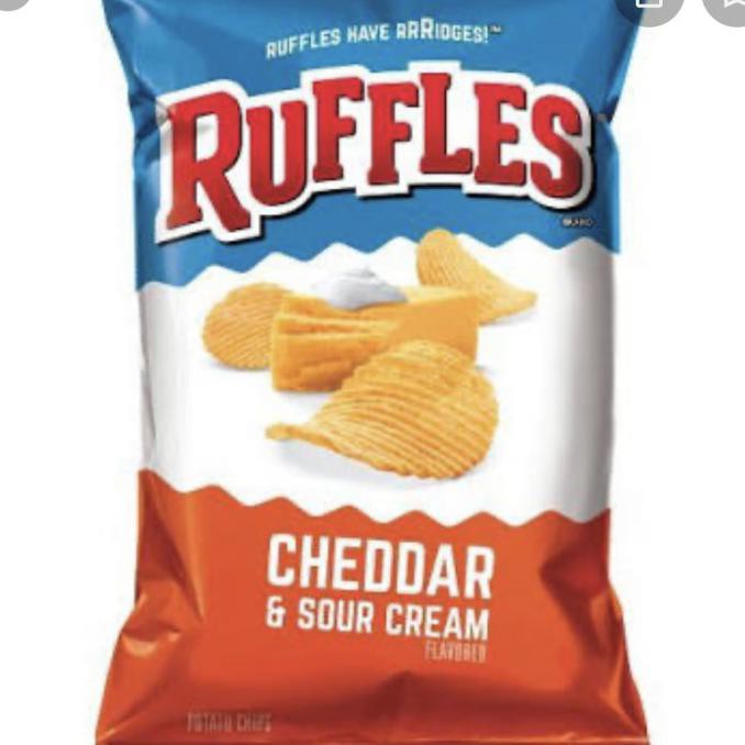 

Dijual Ruffles Cheddar & Sour Cream Potato Chips 184Grams Import Usa Terlaris