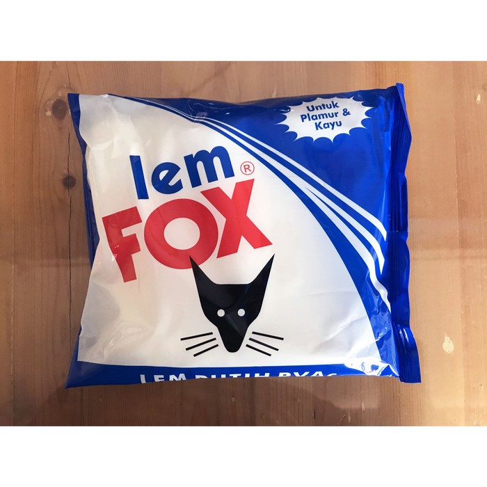 

Lem Fox Putih PVAC 350 Gr / Lem Kertas / PVAc Biru
