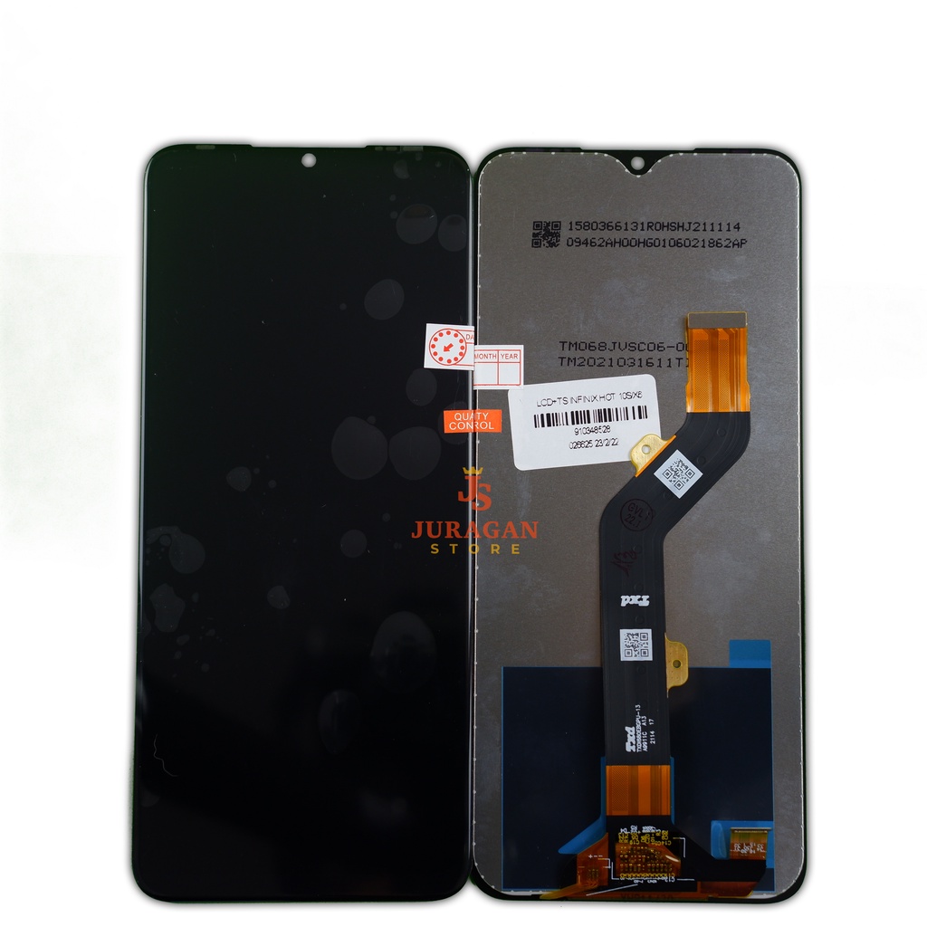 LCD TOUCHSCREEN INFINIX HOT 10S X689 - X689B - X689D - HOT 10T - TECNO SPARK 7P COMPLETE ORIGINAL 1 SET