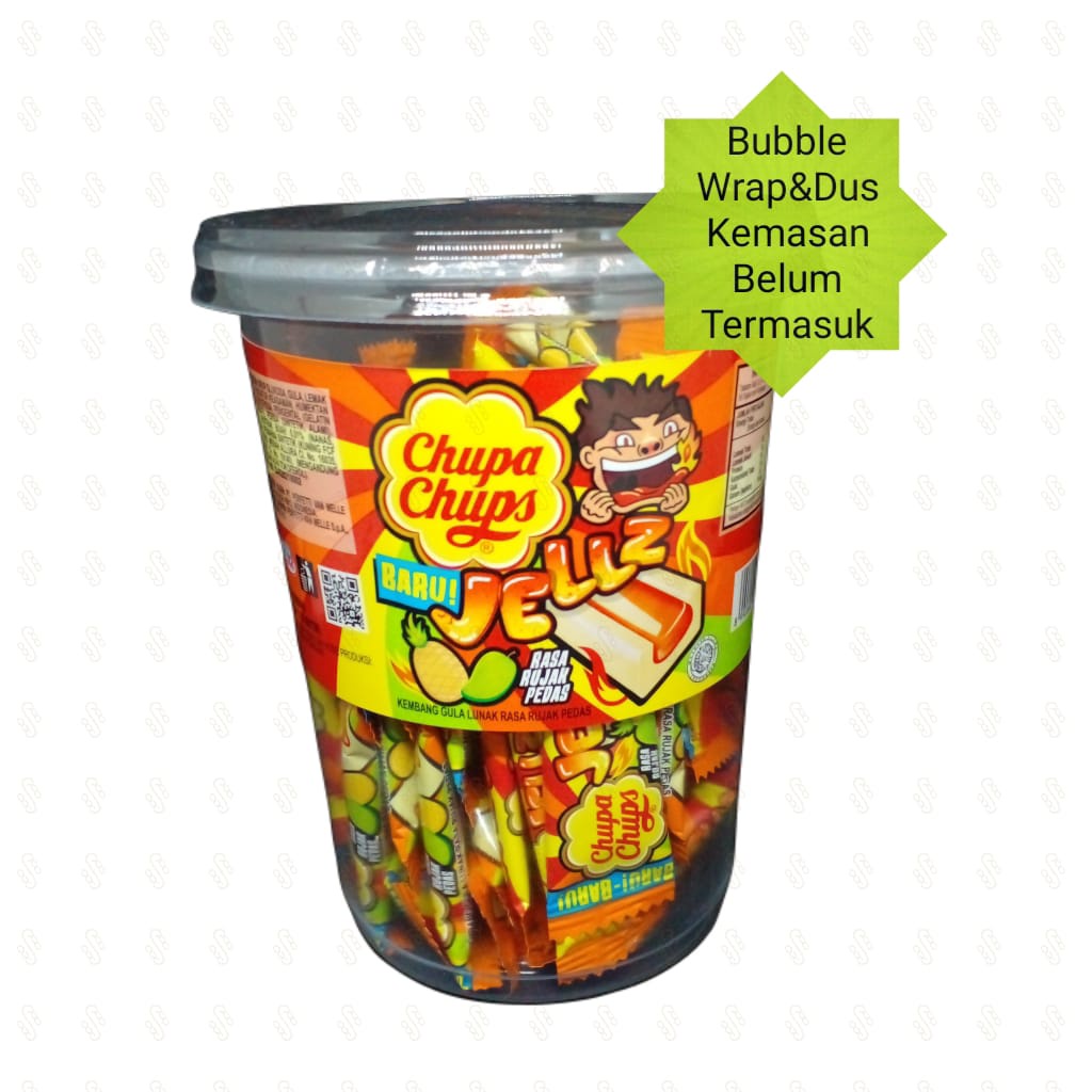 Chupa Chups Jellz Rujak 5gr - Ples isi 50 Pcs