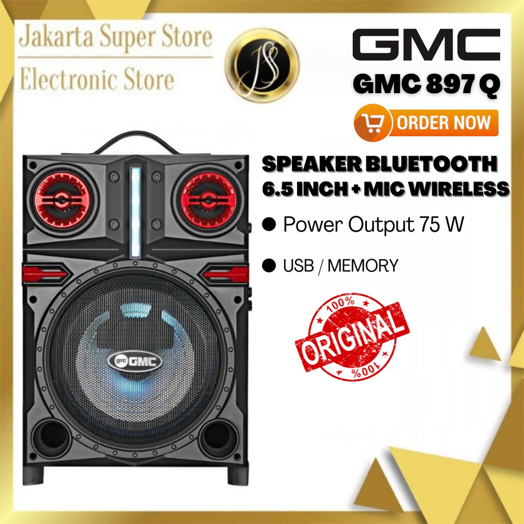 SPEAKER BLUETOOTH GMC 897 Q 6.5 INCH