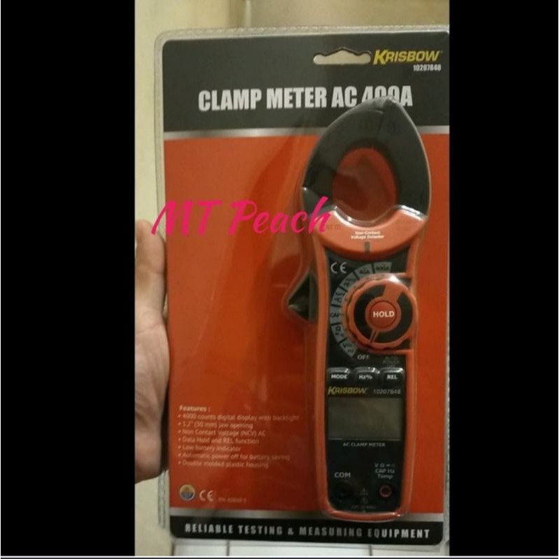 KRISBOW CLAMP METER 400 AMP