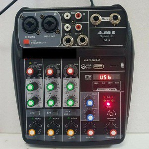 Mixer Audio Alesis Speed Up 4CH Usb-Bluetooth