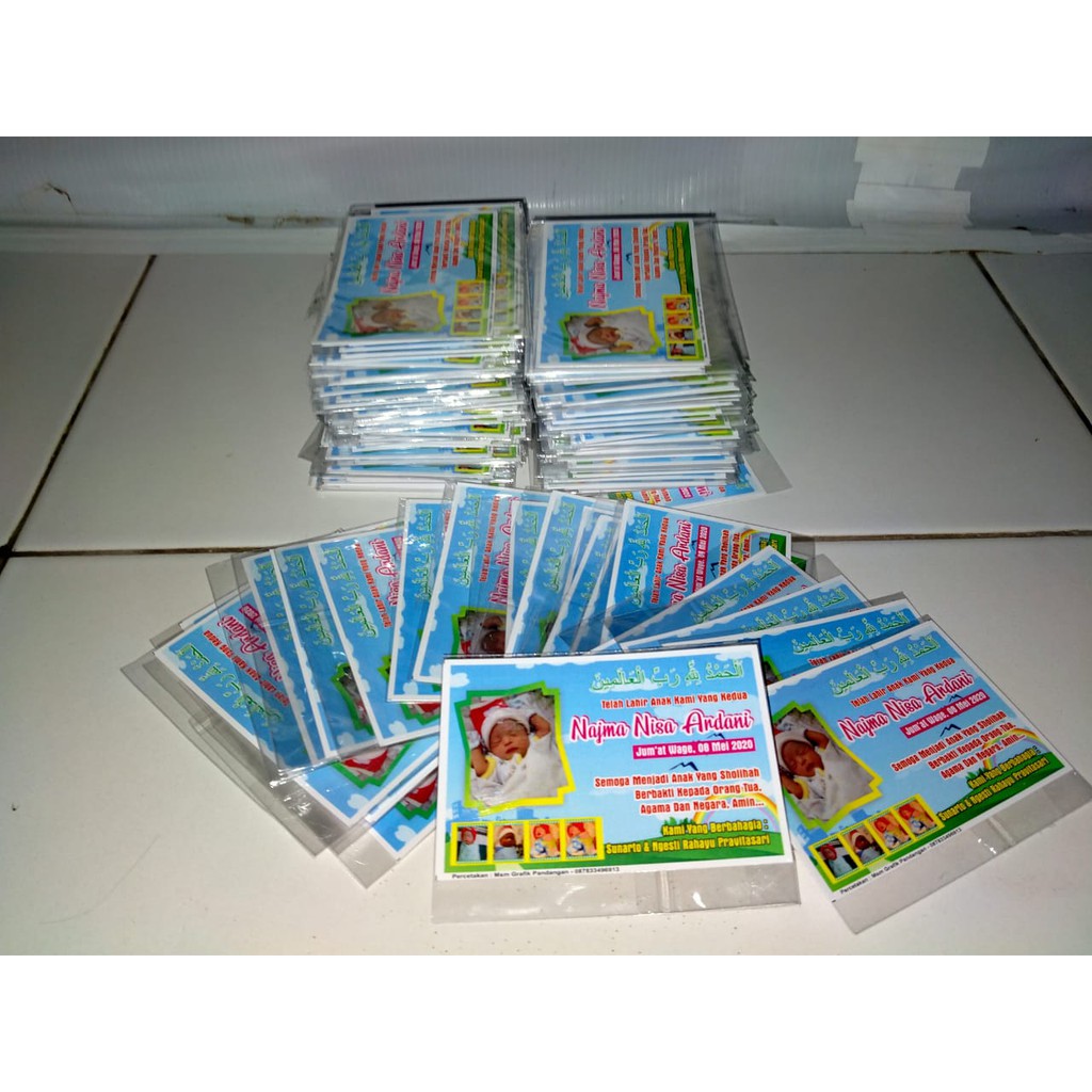 undangan / kartunasi /kartu nasi / kartu besek /walimahan