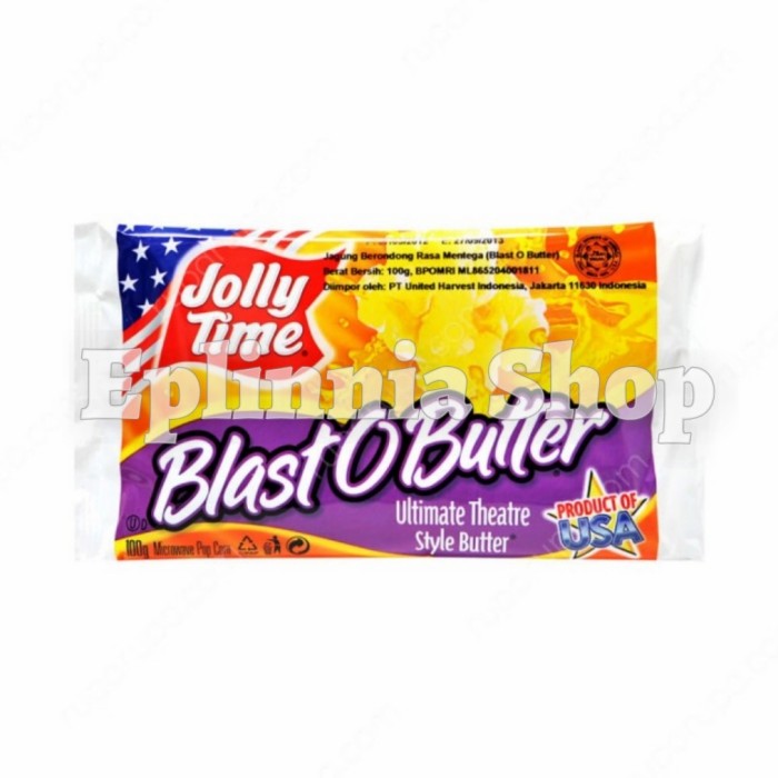 

Jolly Time Popcorn Blast O Butter 100 gr - Joly Time Rasa Mentega