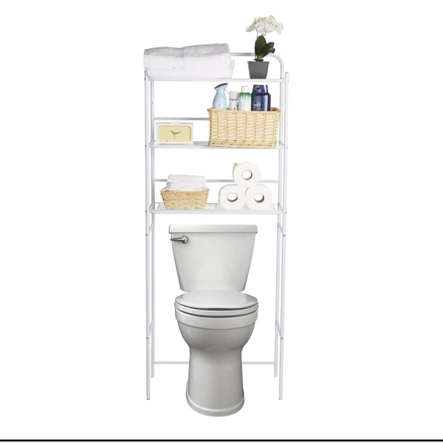 New Model Toilet Rack 3 Susun 994 - Putih