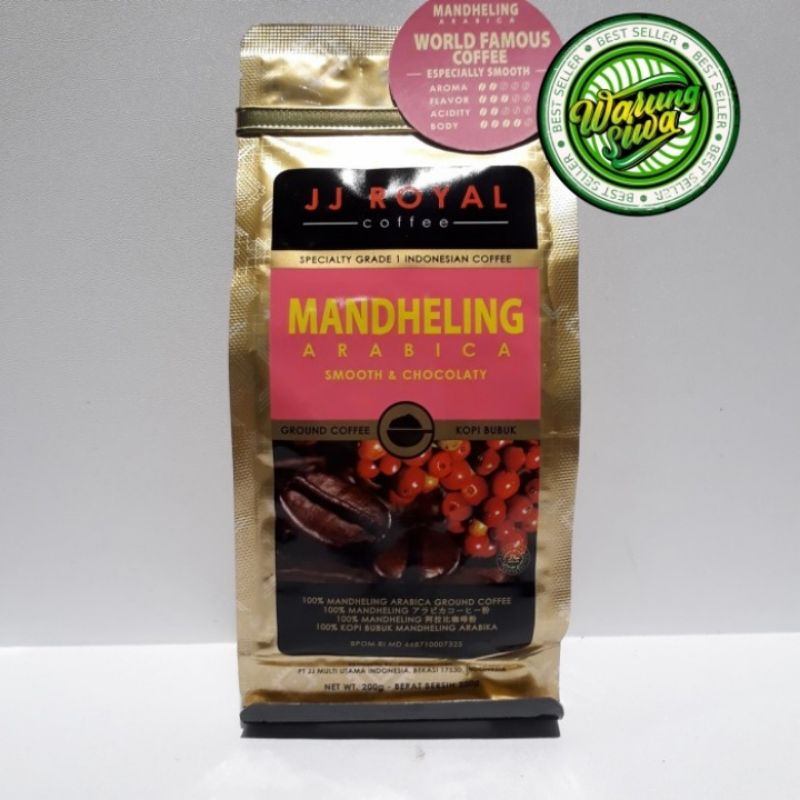 

JJ Royal Arabica Mandheling Coffee Bubuk
