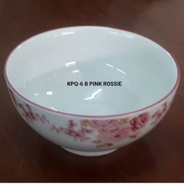 Mangkok Keramik Bunga ( 1/2 lusin )