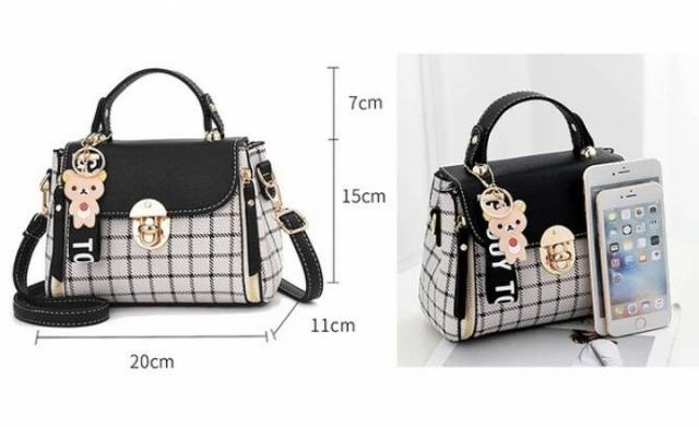 GT 1361 BQ 2046 GI 387 RISCE Tas selempang import wanita cewek perempuan JT EL 200 LT 1275 CR 7041