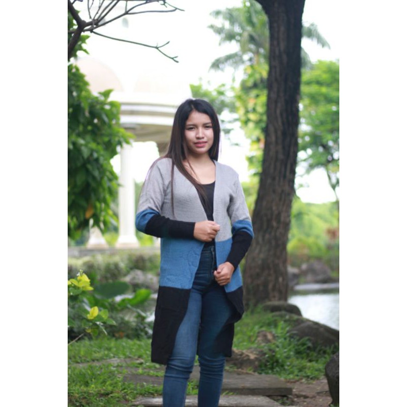 Long Cardigan Rainbow | Cardigan Belle