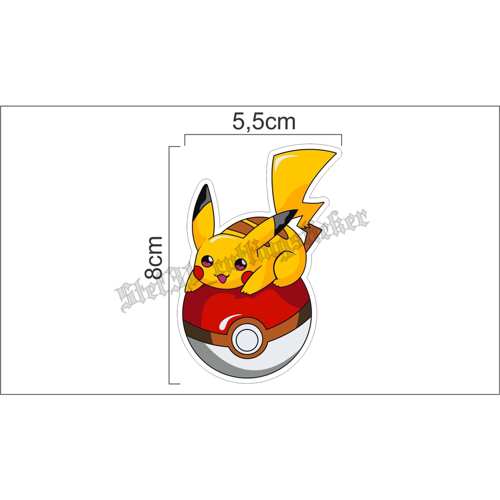 

sticker printing pikachu
