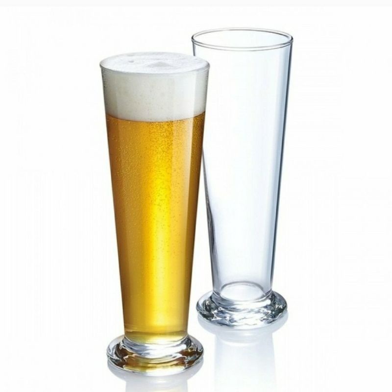 GELAS BIR KACA MEDIUM / BEER GLASS / GELAS BIR  400ML 540ML 550ML 570ML / GELAS HOTEL CAFE