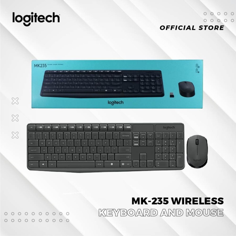 Logitech MK235 Wireless Keyboard Mouse Combo